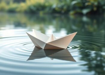 jak zrobić łódkę z papieru